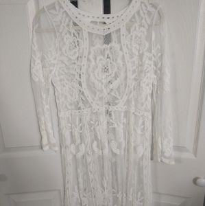 Lace coverup SHEIN